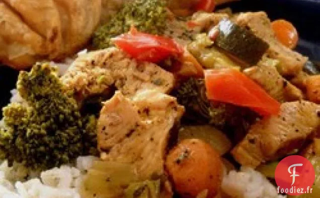 Bol de Riz au Poulet à l'Orange