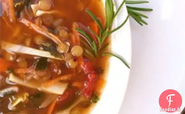 Soupe Copieuse aux Lentilles et aux Saucisses