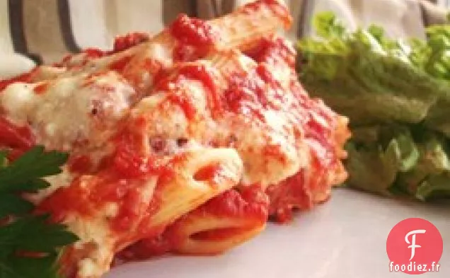 Manicotti à l'envers
