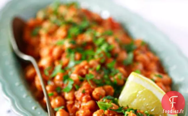 Pois Chiches Catalans Aux Tomates Et Amandes