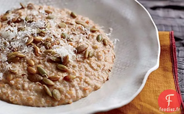 Bouillie d'Emmer et de Carottes Craquelée