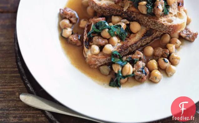 Ragoût de Pois Chiches et de Saucisses