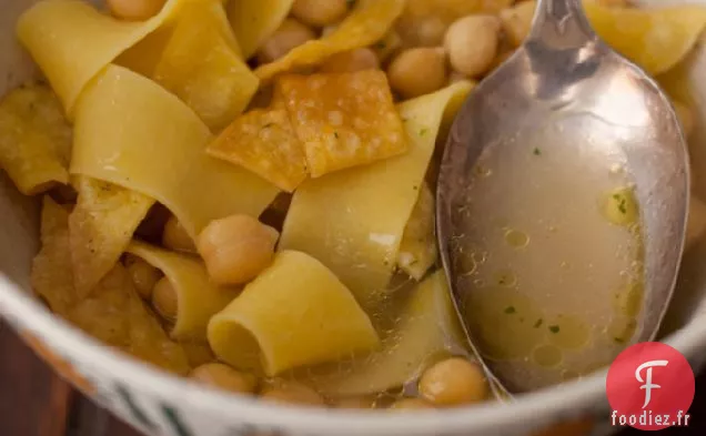 Soupe de Nouilles aux Pois Chiches Ultime