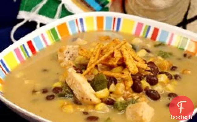 Chaudrée Poblano de Poulet au Fromage