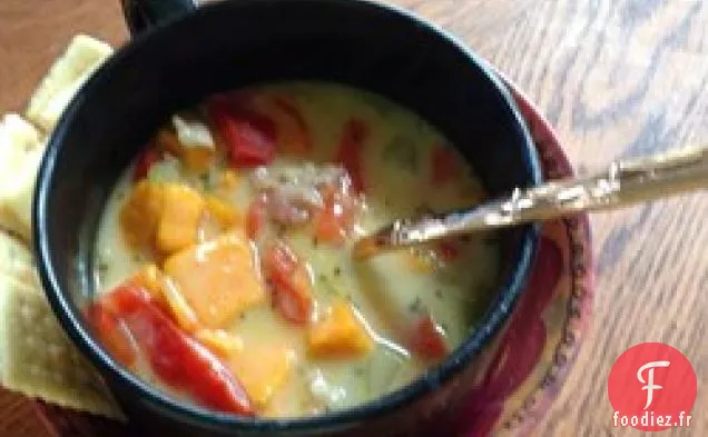 Soupe de Jambon et Patates Douces