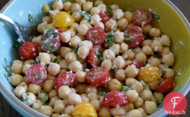 Salade De Pois Chiches Et Pesto Déconstruit