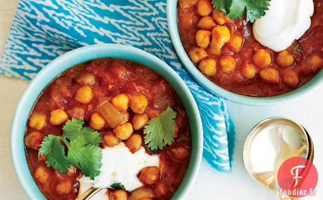 Pois Chiches en Sauce Tomate Épicée