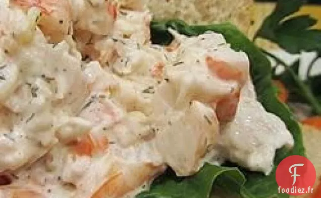 Salade de Crevettes Trempées