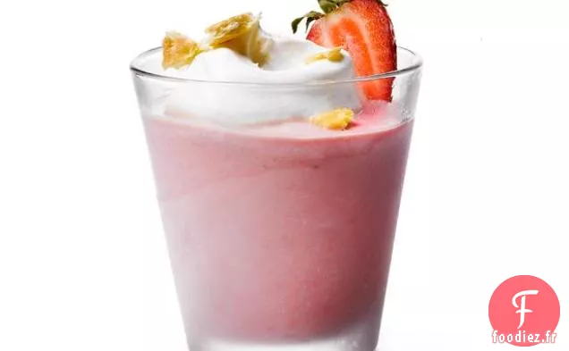 Milk-Shake à la Crème de Fraise