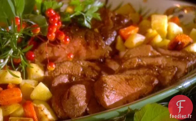 Filet de Porc aux Légumes Racines
