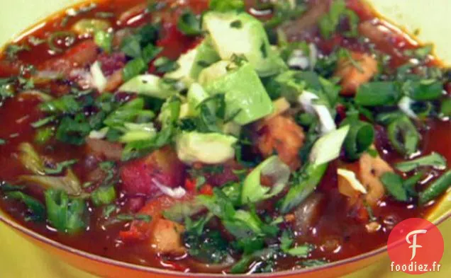 Soupe Tortilla Fajita au Poulet