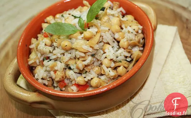 Riz Aux Pois Chiches Et Tagliatelles