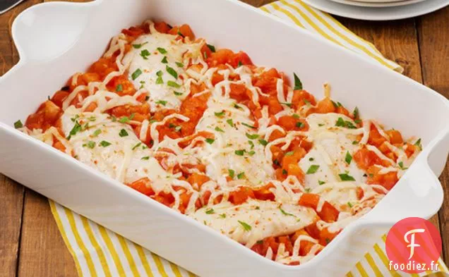 Cuisson de Poisson aux Tomates au Fromage