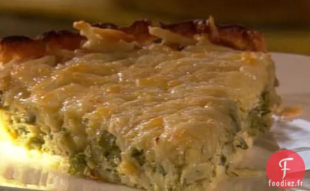 Quiche aux Asperges et au Cheddar