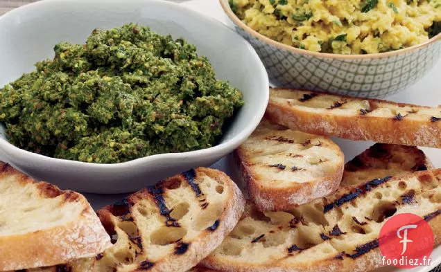 Bruschetta Citronnée aux Pois Chiches