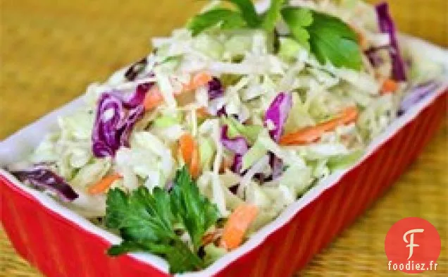 Salade de chou moins grasse