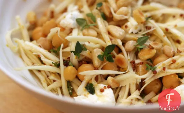 Salade De Panais, Pois Chiches Et Fromage De Chèvre