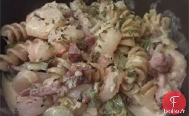 Pâtes aux Crevettes et au Tasso