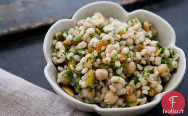 Salade Marocaine d'Orge aux Pois Chiches