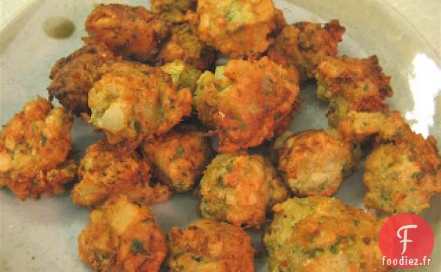Sanha Pakoras (beignets de farine de pois chiches)