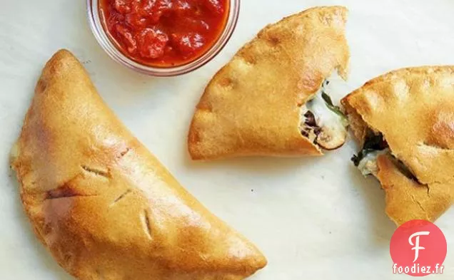 Calzone de Bœuf de Blé Entier, Champignons et Épinards