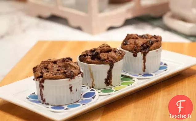 Pouding au Pain aux Cerises Séchées au Chocolat