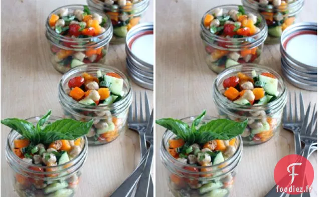 Salade De Pois Chiches Et Basilic