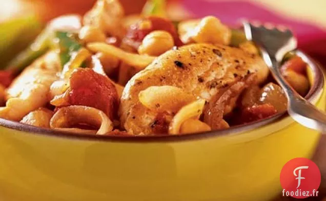 Poulet Italien aux Pois Chiches