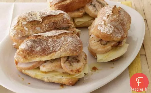 Sandwichs Roulade à la Dinde et à la Pancetta