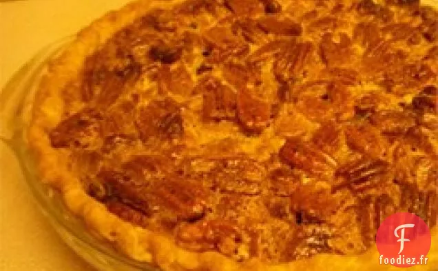 Tarte aux Pacanes au Rhum 2 Couches avec Gâteau au fromage