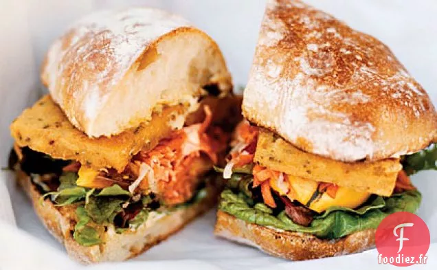 Sandwichs aux Pois Chiches Épicés