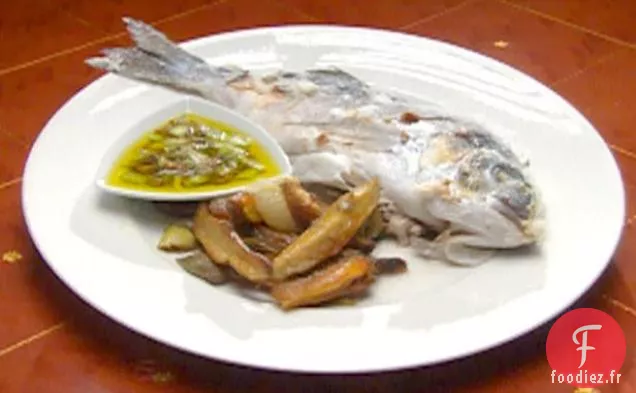 Dorade au Sel de Mer avec Salsa Verde