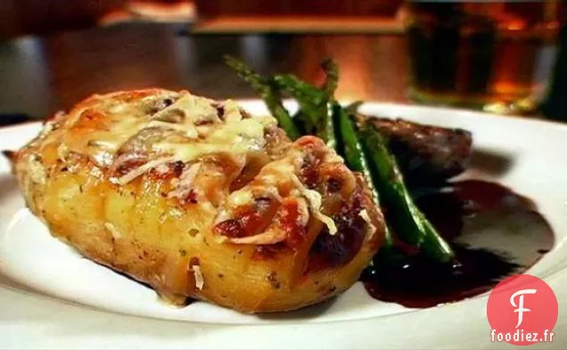 Pommes de Terre Hasselback Aux Trois Fromages