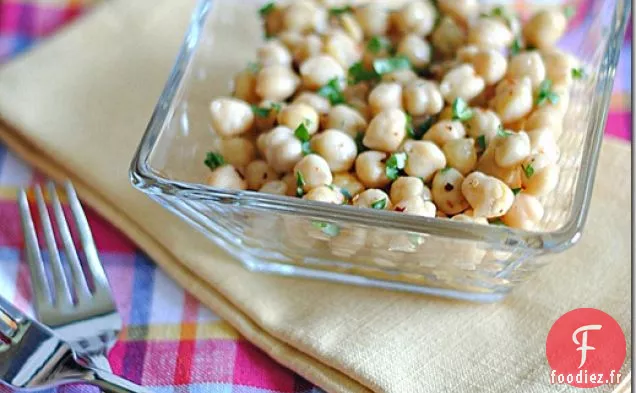 Salade de Pois Chiches Citronnés
