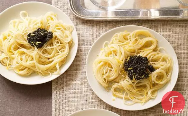 Capellini au Citron et Caviar