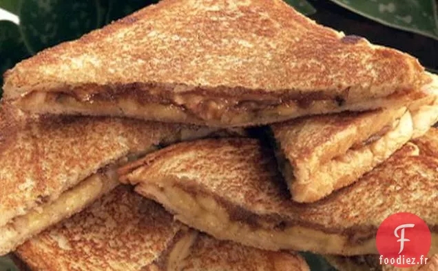 Sandwich Frit au Beurre d'Arachide et à la banane de Paula
