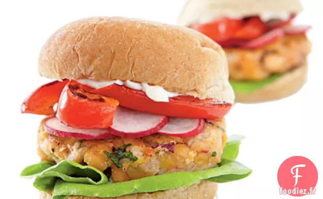 Miniburgers aux Pois Chiches du Moyen-Orient