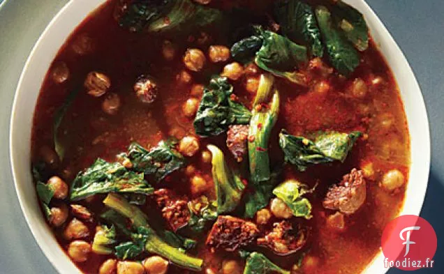 Soupe De Pois Chiches Espagnole D'Une Heure