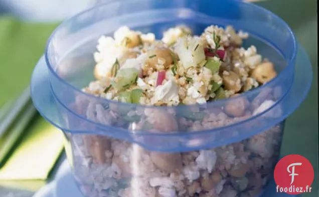Salade de Garbanzo au citron et à la Feta