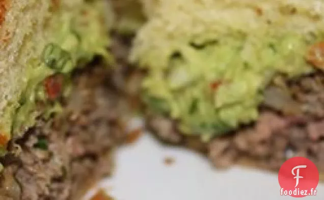 Cheeseburger au Guacamole à la Coriandre et au Citron Vert