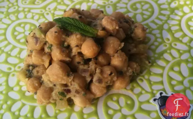 Semaine De Pique-Nique: Salade De Menthe Et Pois Chiches