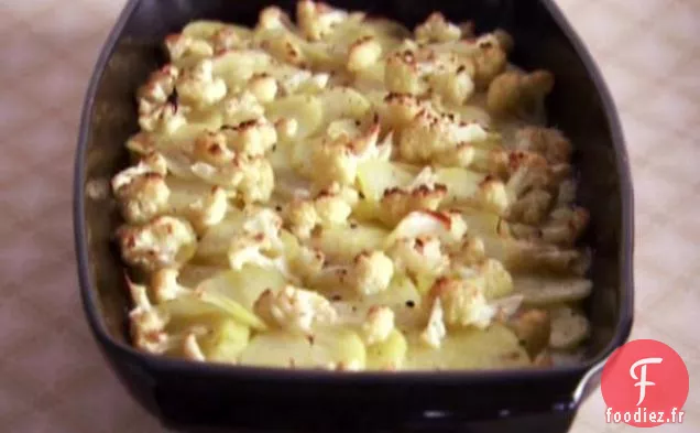 Gratin de Pommes de Terre et Chou-Fleur Dorés