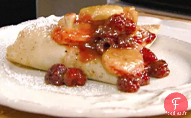 Crêpes à la Banane Et au Nutella