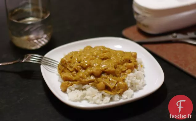 Curry de Noix de Cajou aux Pois Chiches
