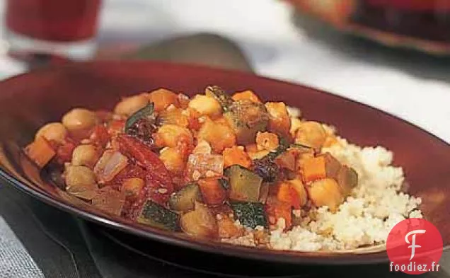 Ragoût de Pois Chiches et Légumes Marocains