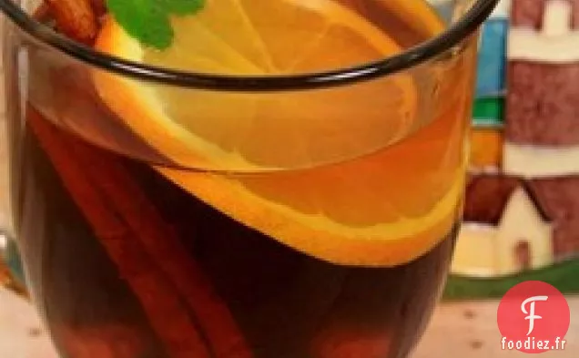 Cidre Épicé Chaud à l'Orange