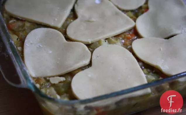 Tarte Végétarienne au Pot de la Saint-Valentin