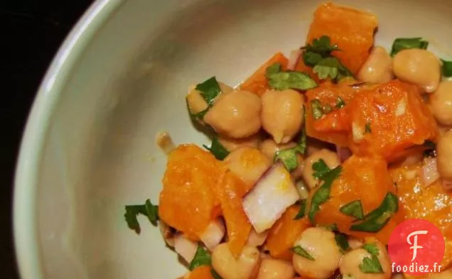 Salade Chaude De Courge Musquée Et Pois Chiches