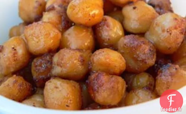 Pois Chiches Rôtis aux Épices Indiennes