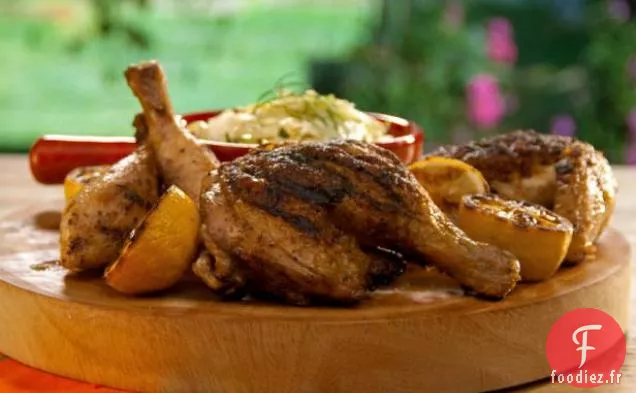 Poulet au Beurre Salé Alla Diavola avec Salade de Fenouil Citronnée